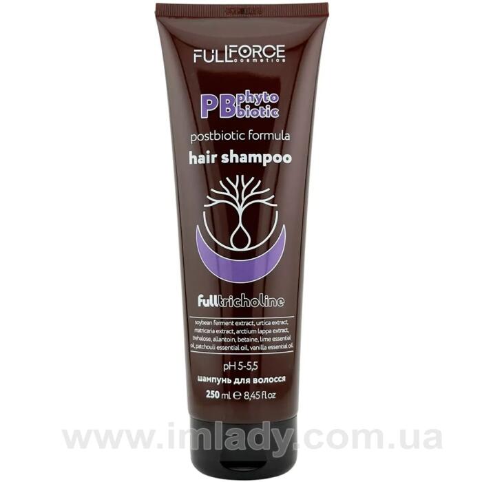Шампунь для чутливої шкіри голови Full Force hair shampoo phyto biotic 250 мл